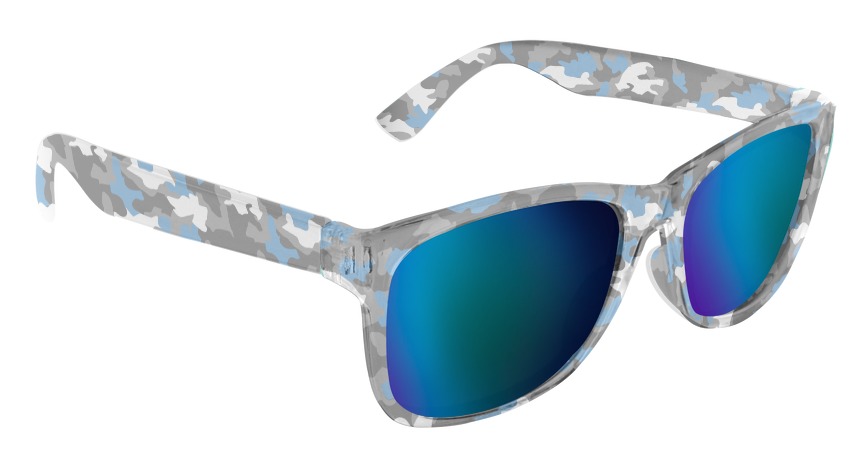 Clear Blue Camo / Ocean Mirror